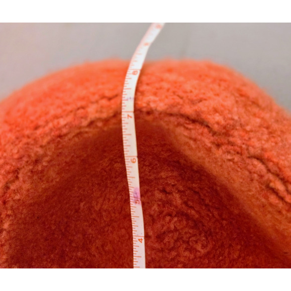 Coral hand felted wool handmade vintage derby hat unsized - Picture 4 of 6